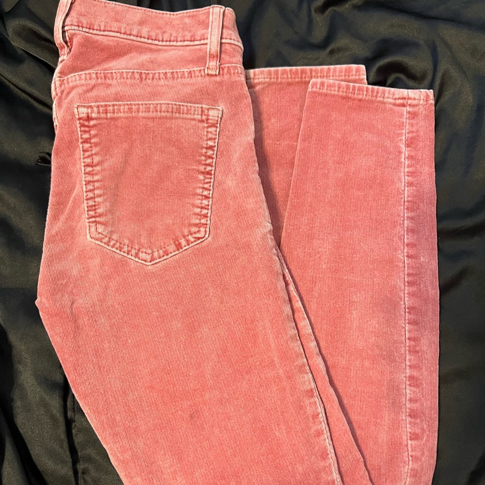 GAP BRAND CORDUROY SKINNY JEANS PINK